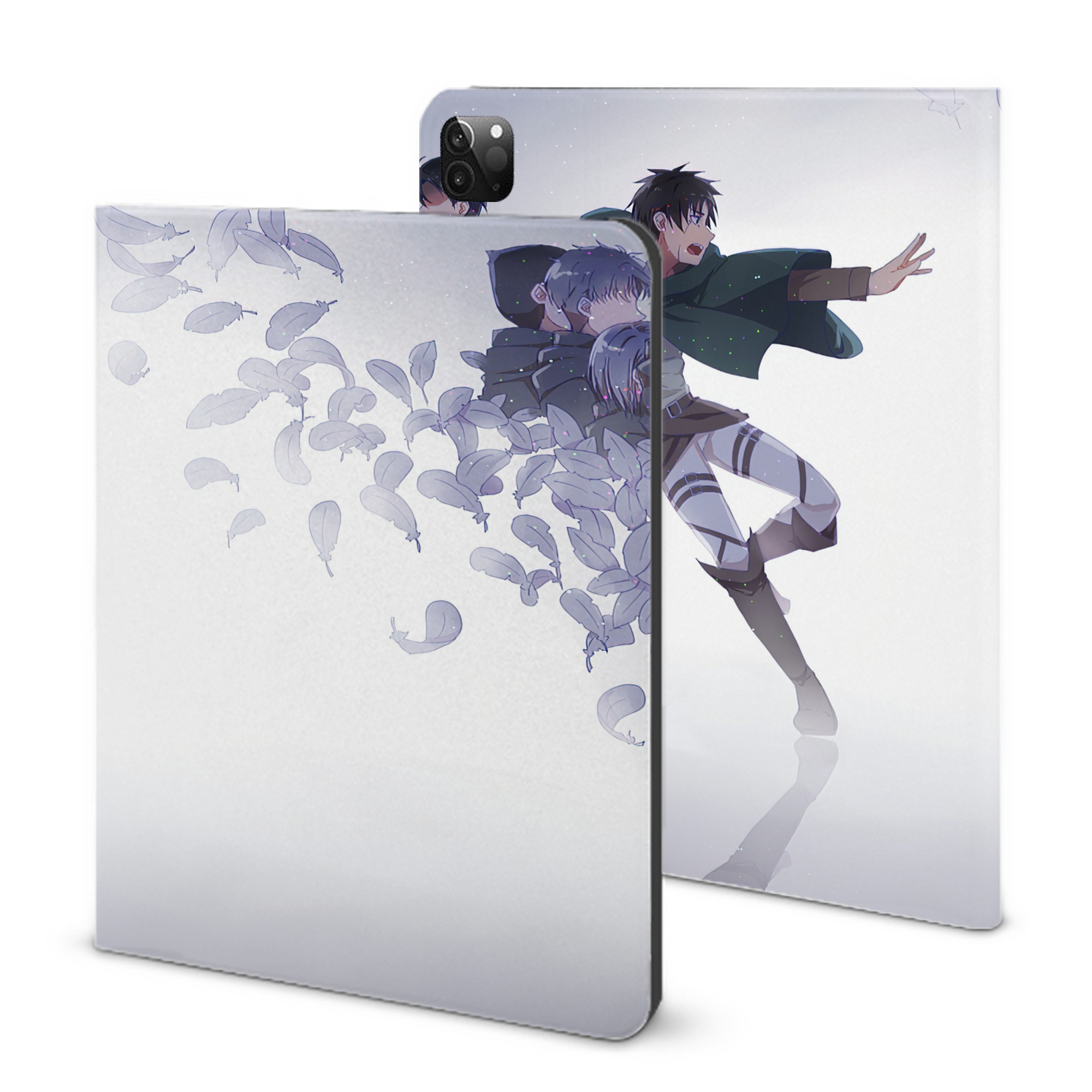 （画像用） 進撃の巨人 Attack on Titan IPadケース ペンホルダー付き ブックスタイルデザイン